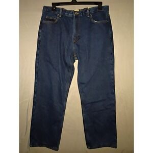 Redhead Fleece Lined Jeans Mens 38x30 Blue Denim Outdoor Work Camp Hiking